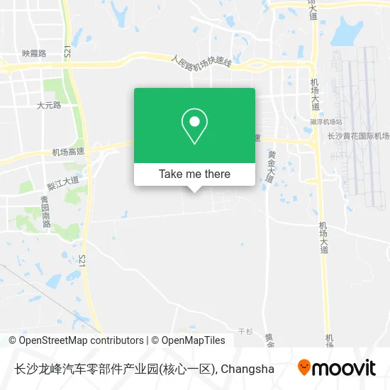长沙龙峰汽车零部件产业园(核心一区) map
