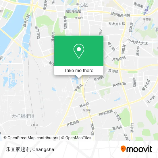 乐宜家超市 map