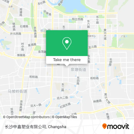 长沙申鑫塑业有限公司 map