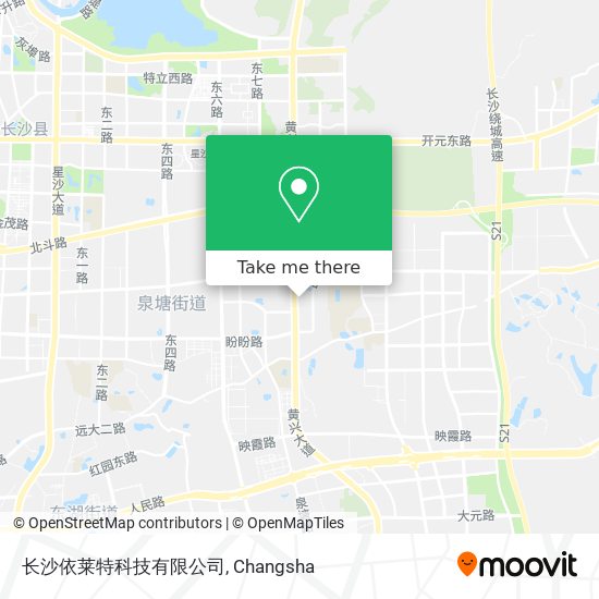 长沙依莱特科技有限公司 map