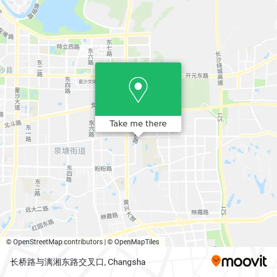 长桥路与漓湘东路交叉口 map