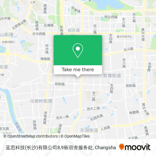 蓝思科技(长沙)有限公司8,9栋宿舍服务处 map