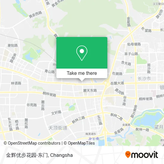 金辉优步花园-东门 map