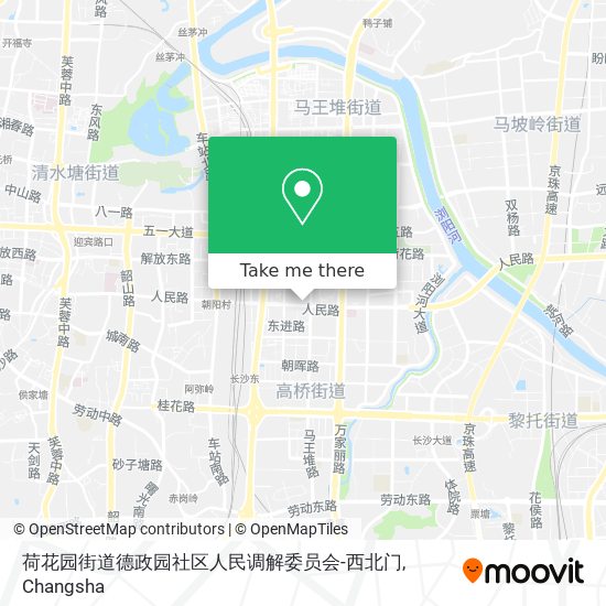 荷花园街道德政园社区人民调解委员会-西北门 map