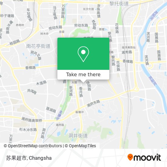 苏果超市 map