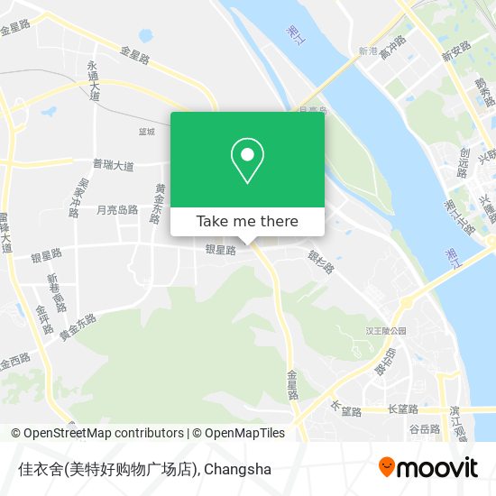 佳衣舍(美特好购物广场店) map