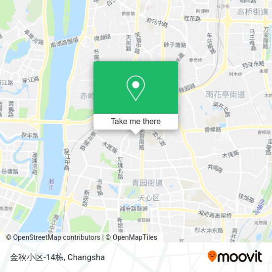 金秋小区-14栋 map