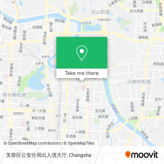 芙蓉区公安分局出入境大厅 map