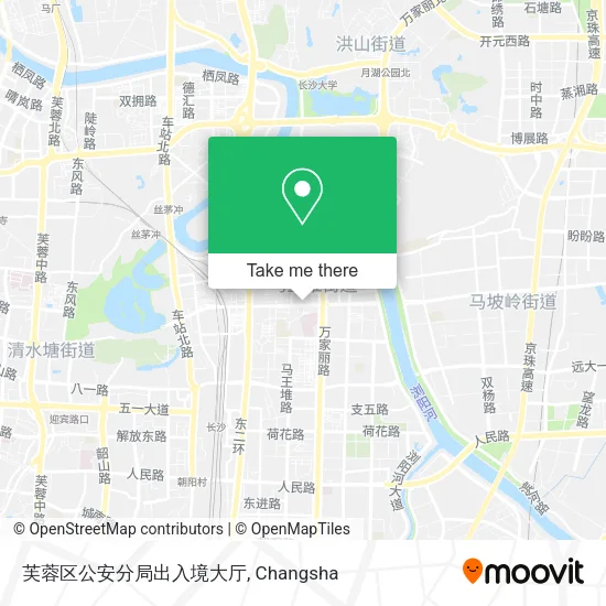 芙蓉区公安分局出入境大厅 map