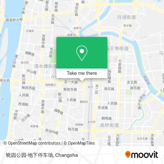 晓园公园-地下停车场 map