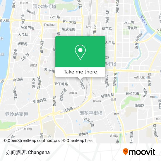 亦间酒店 map