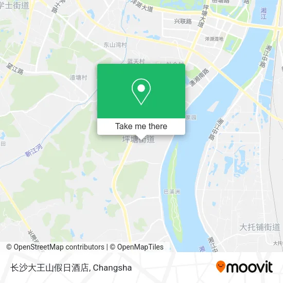 长沙大王山假日酒店 map