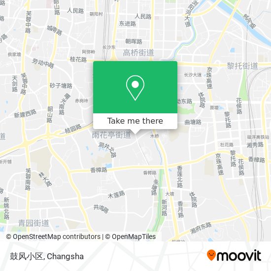 鼓风小区 map
