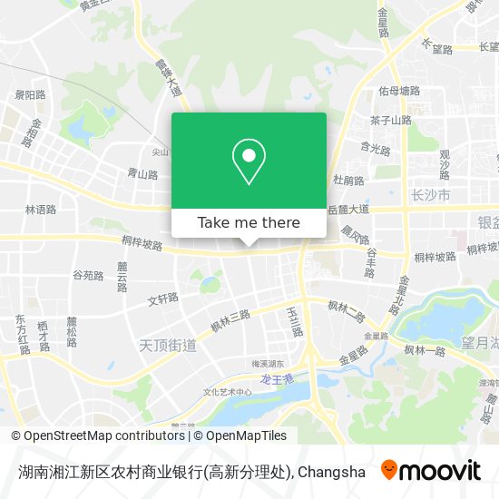 湖南湘江新区农村商业银行(高新分理处) map