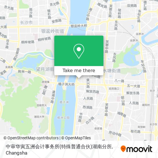 中审华寅五洲会计事务所(特殊普通合伙)湖南分所 map