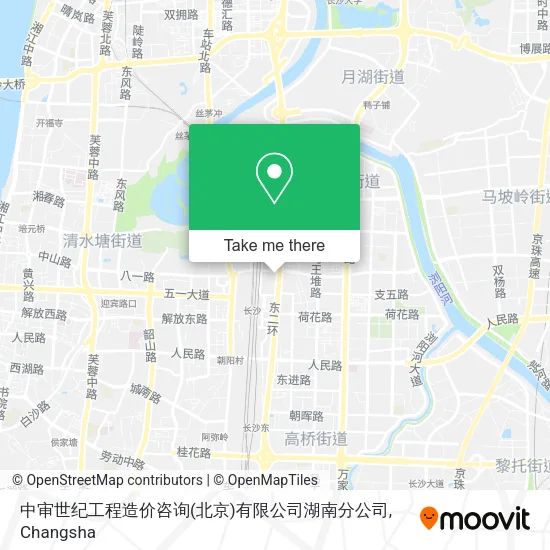 中审世纪工程造价咨询(北京)有限公司湖南分公司 map