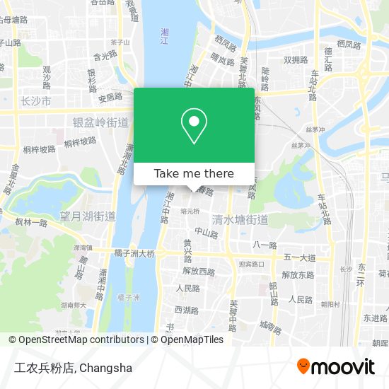 工农兵粉店 map