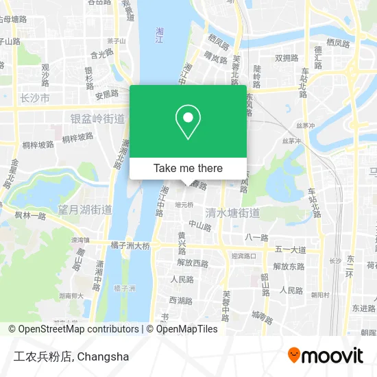 工农兵粉店 map