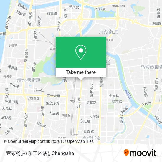 壹家粉店(东二环店) map
