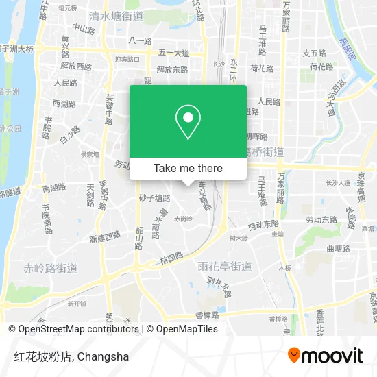 红花坡粉店 map