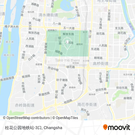 桂花公园地铁站-3口 map