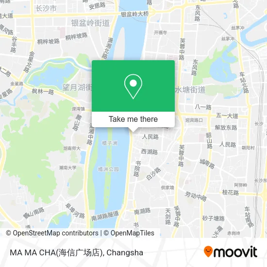 MA MA CHA(海信广场店) map