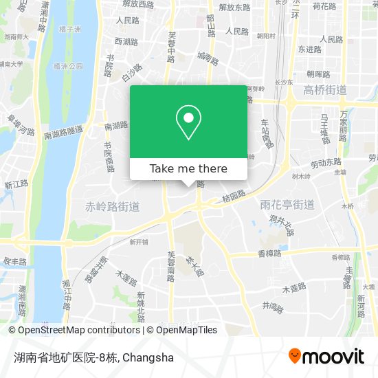 湖南省地矿医院-8栋 map
