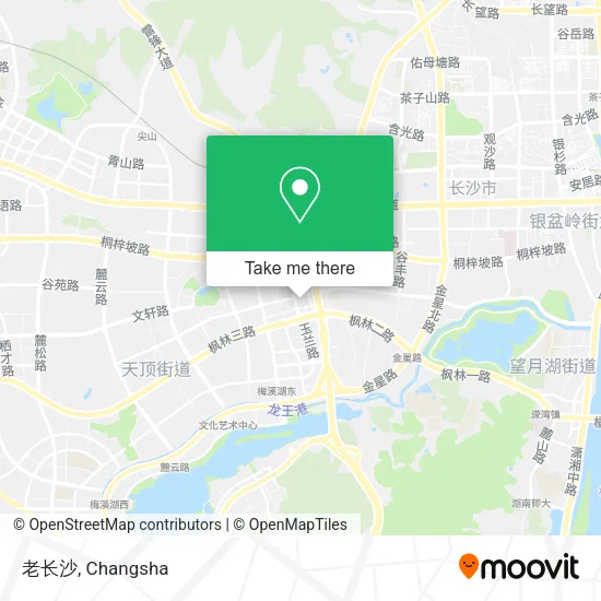 老长沙 map