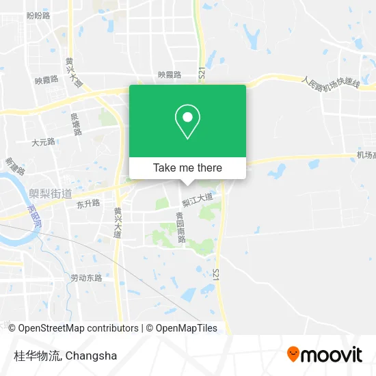 桂华物流 map