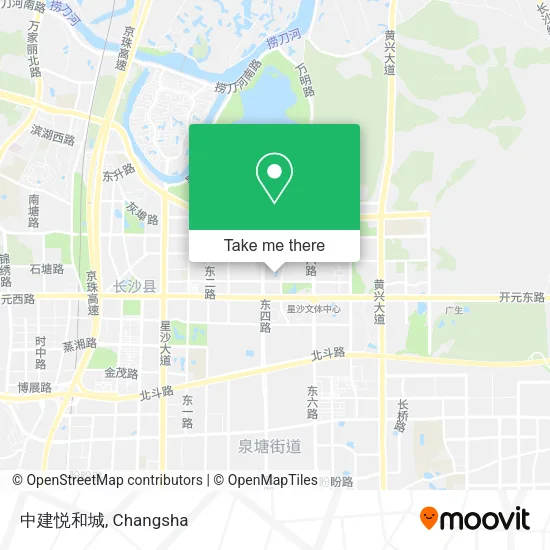 中建悦和城 map