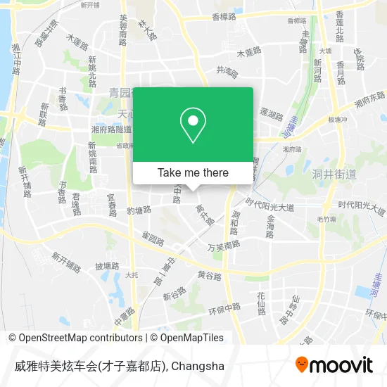 威雅特美炫车会(才子嘉都店) map