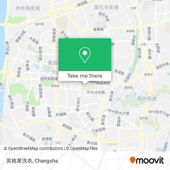 英格莱洗衣 map