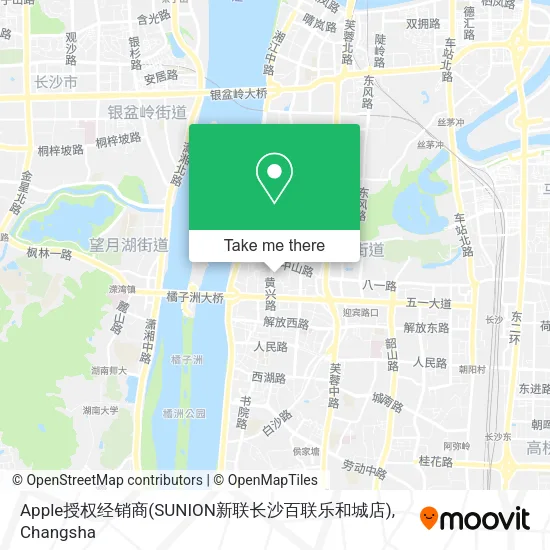 Apple授权经销商(SUNION新联长沙百联乐和城店) map