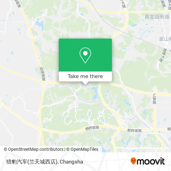 猎豹汽车(兰天城西店) map