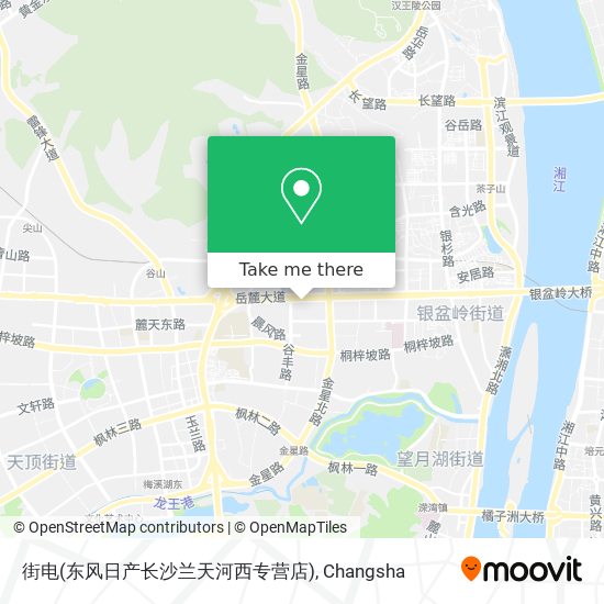 街电(东风日产长沙兰天河西专营店) map