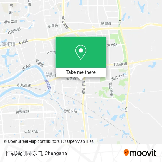 恒凯鸿润园-东门 map