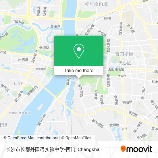 长沙市长郡外国语实验中学-西门 map
