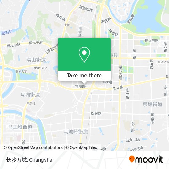 长沙万域 map