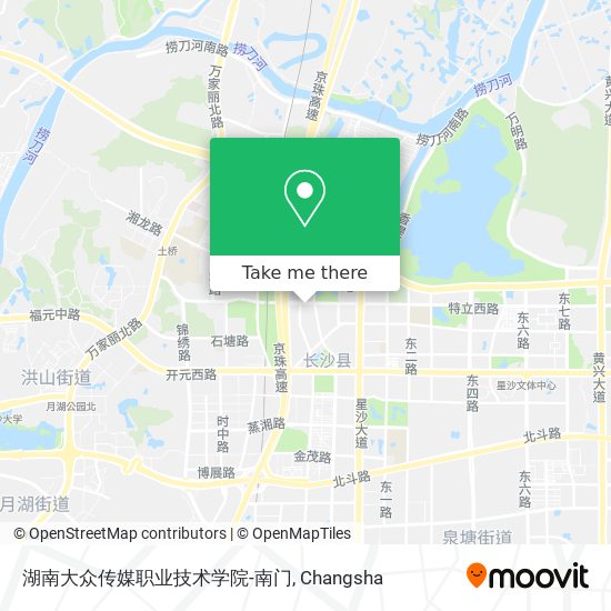 湖南大众传媒职业技术学院-南门 map