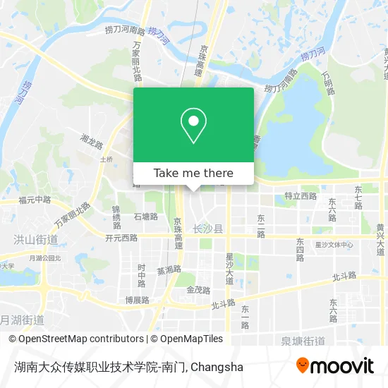 湖南大众传媒职业技术学院-南门 map