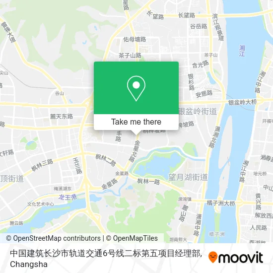 中国建筑长沙市轨道交通6号线二标第五项目经理部 map