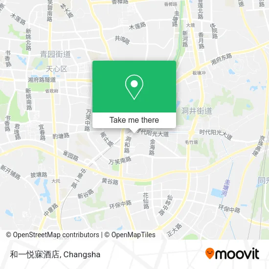 和一悦寐酒店 map