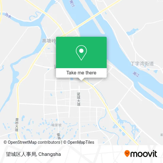 望城区人事局 map