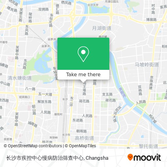 长沙市疾控中心慢病防治筛查中心 map