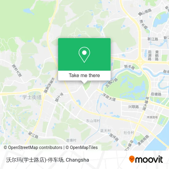 沃尔玛(学士路店)-停车场 map