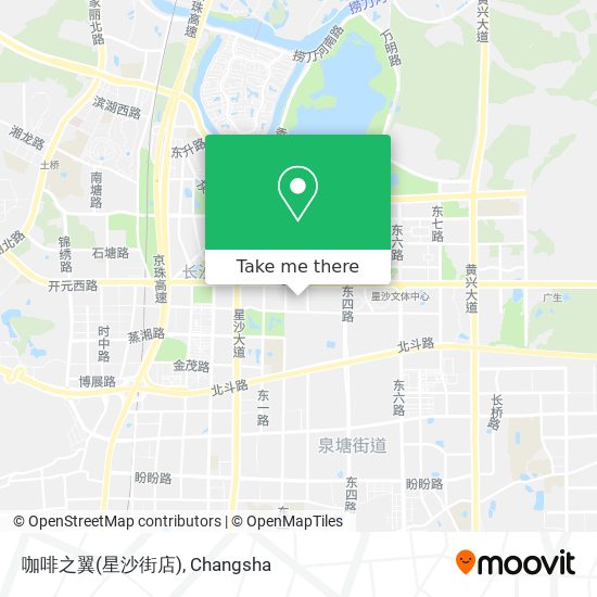 咖啡之翼(星沙街店) map