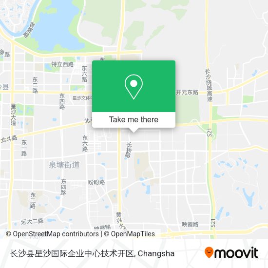 长沙县星沙国际企业中心技术开区 map