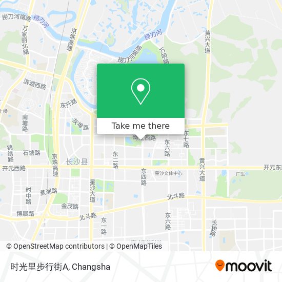 时光里步行街A map