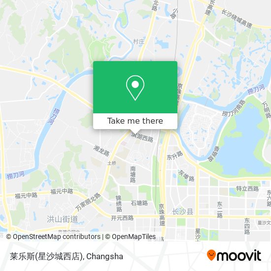 莱乐斯(星沙城西店) map