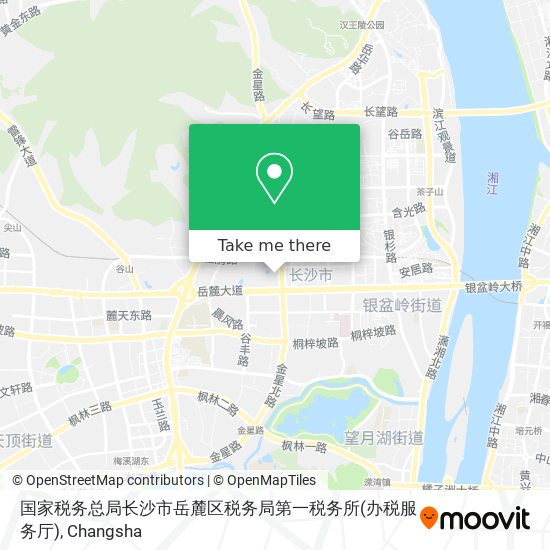 国家税务总局长沙市岳麓区税务局第一税务所(办税服务厅) map